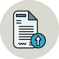 Upload File Vector Icon