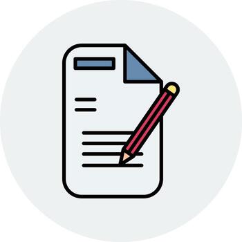 icono de vector de documento