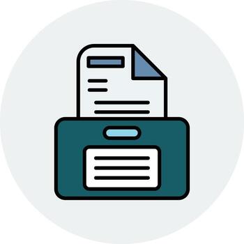 icono de vector de documento