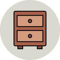 icono de vector de archivador