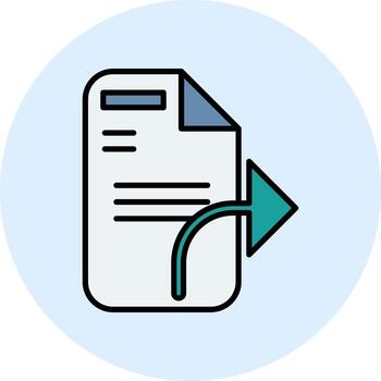 Send File Vector Icon