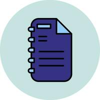 Note Page Vector Icon