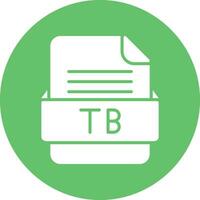 TB File Format Vector Icon