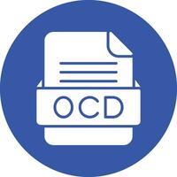 OCD File Format Vector Icon