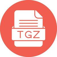 TGZ File Format Vector Icon