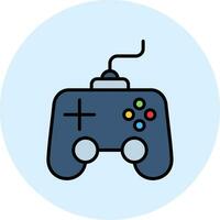 icono de vector de controlador de juego