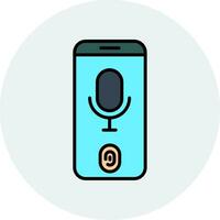 Voice Recognition Vector Icon