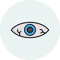 Red Eye Vector Icon