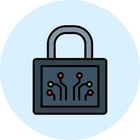 icono de vector de bloqueo