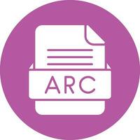 ARC File Format Vector Icon