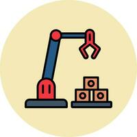 Robotic Arm Vector Icon