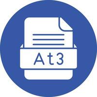 At3 File Format Vector Icon