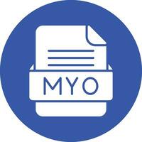 MYO File Format Vector Icon