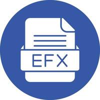 EFX File Format Vector Icon