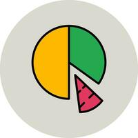 Pie Chart Vector Icon