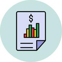 Financial Report Vector Icon