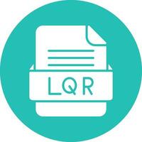 LQR File Format Vector Icon