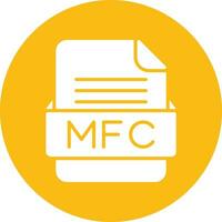 MFC File Format Vector Icon