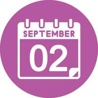 2 September Vector Icon