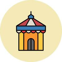 Circus Tent Vector Icon