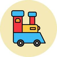 Toy Train Vector Icon