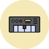 icono de vector de piano