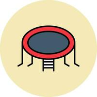 Trampoline Vector Icon