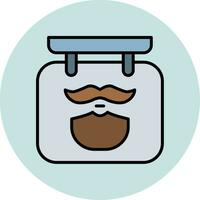 icono de vector de peluquería