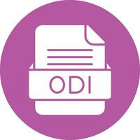 ODI File Format Vector Icon