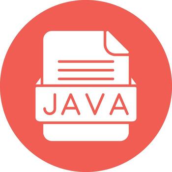JAVA File Format Vector Icon
