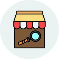 icono de vector de tienda