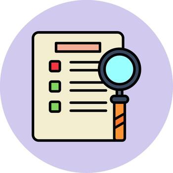 icono de vector de documento