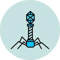 bacteriófago vector icono
