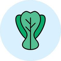 bok choy vector icono