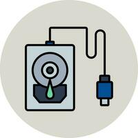 Hard Disk Vector Icon