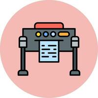 Plotter Vector Icon