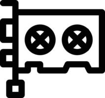 Graphics Card Vector Icon