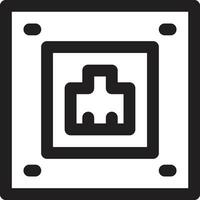 Telephone Socket Vector Icon