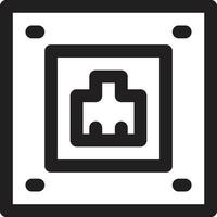 Telephone Socket Vector Icon