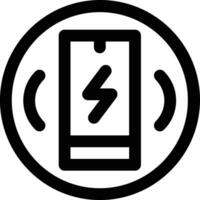 Wireless Charger Vector Icon