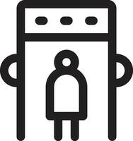 Security Gate Vector Icon
