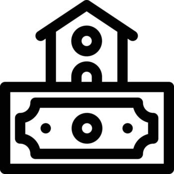 fijo activo vector icono