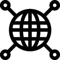Global Network Vector Icon