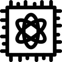 Quantum Computing Vector Icon