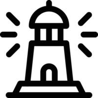 icono de vector de faro