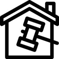 House Auction Vector Icon