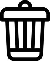 Trash Can Vector Icon