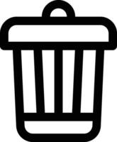 Trash Can Vector Icon