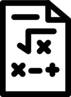 Math Vector Icon