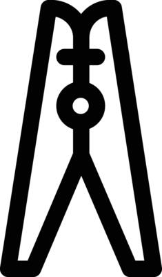 Clothes Pin Vector Icon